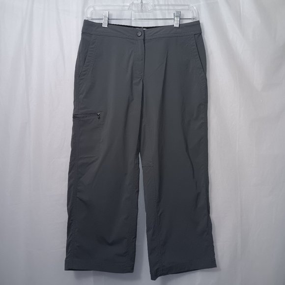 L.L. BEAN WATER REPELLENT COMFORT TRAIL CROP PANTS - Picture 2 of 8